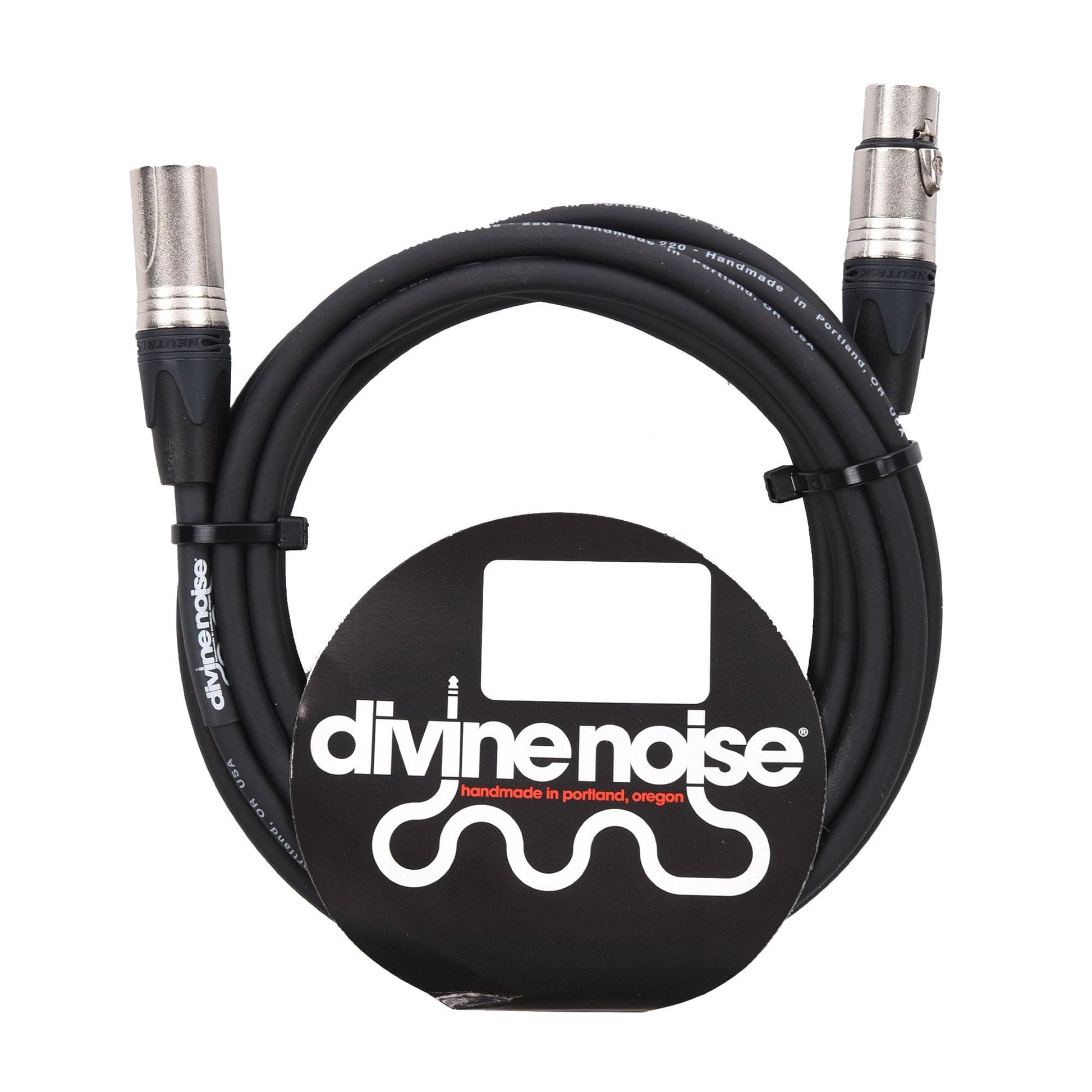 Divine Noise XLR 220 Cable Black 15' Male-Female Accessories / Cables
