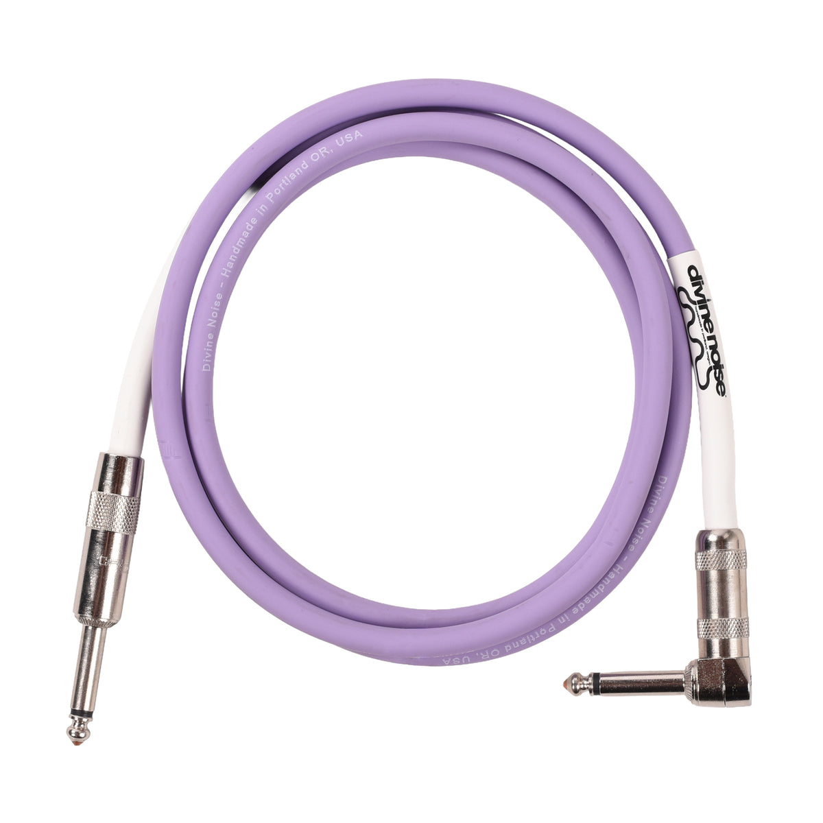 Divine Noise Instrument Cable 5' Right Angle/Straight Lavender Haze (CME Exclusive) Cables