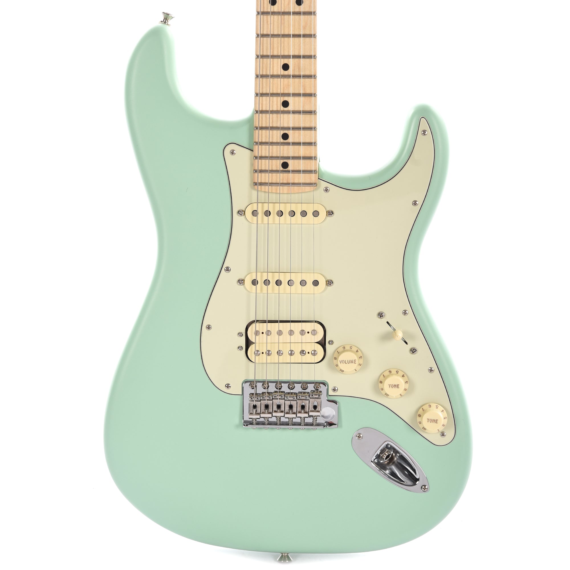 Fender American Performer Stratocaster HSS Satin Surf Green