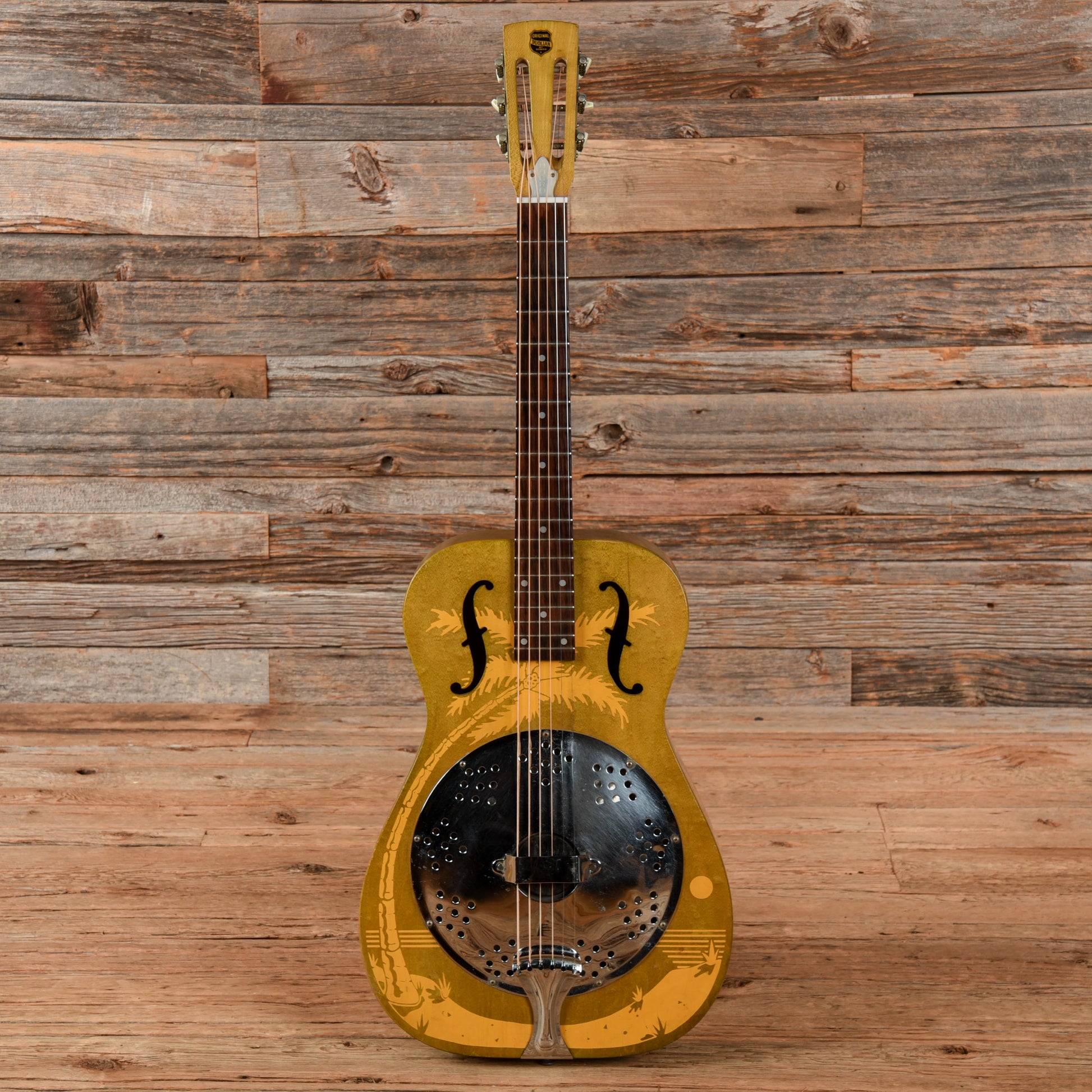 Dobro Hula Blues Duolian Olive 1988 Acoustic Guitars