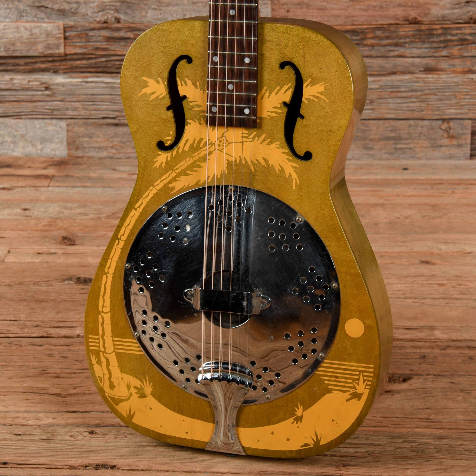 Dobro Hula Blues Duolian Olive 1988 Acoustic Guitars