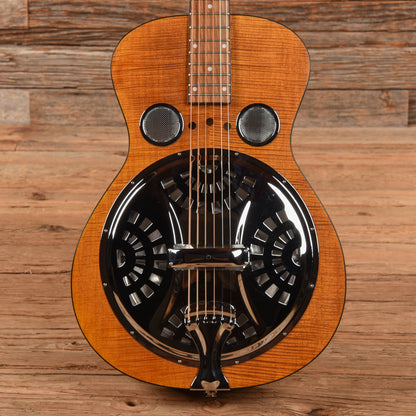Dobro Hound Dog Deluxe Natural Acoustic Guitars / Resonator