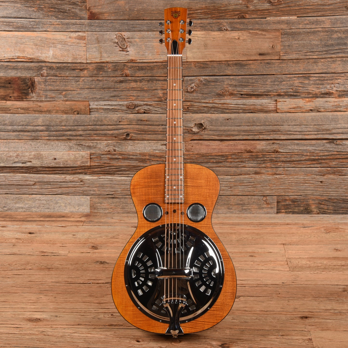 Dobro Hound Dog Deluxe Natural Acoustic Guitars / Resonator