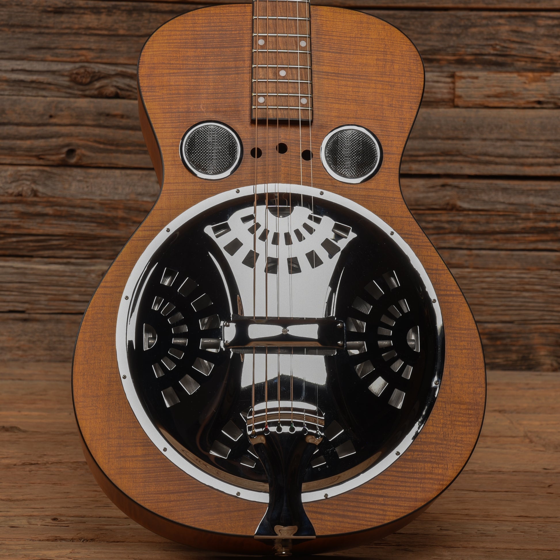 Dobro Hound Dog Deluxe Natural Acoustic Guitars / Resonator