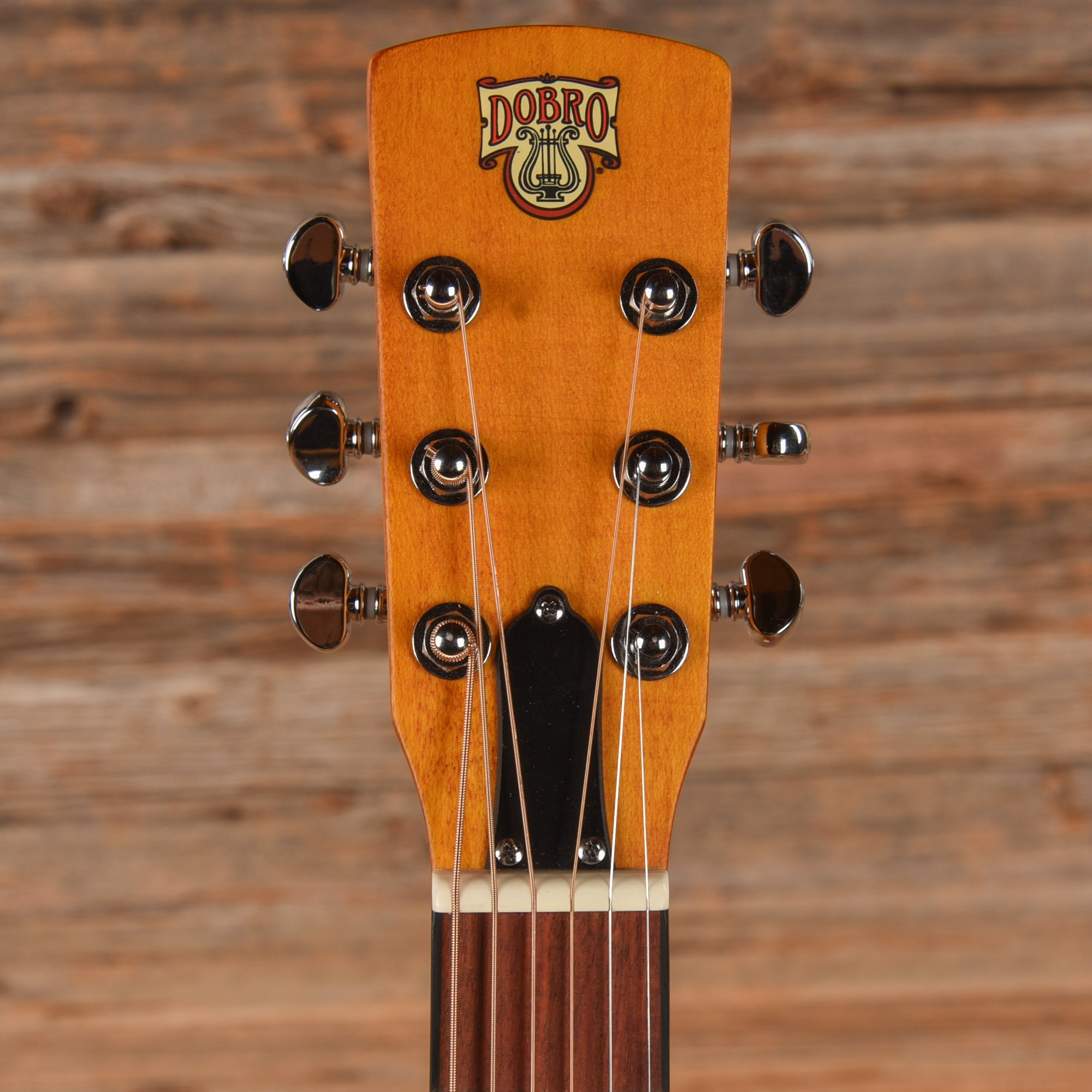 Dobro Hound Dog Round Neck Resonator Vintage Brown Acoustic Guitars / Resonator