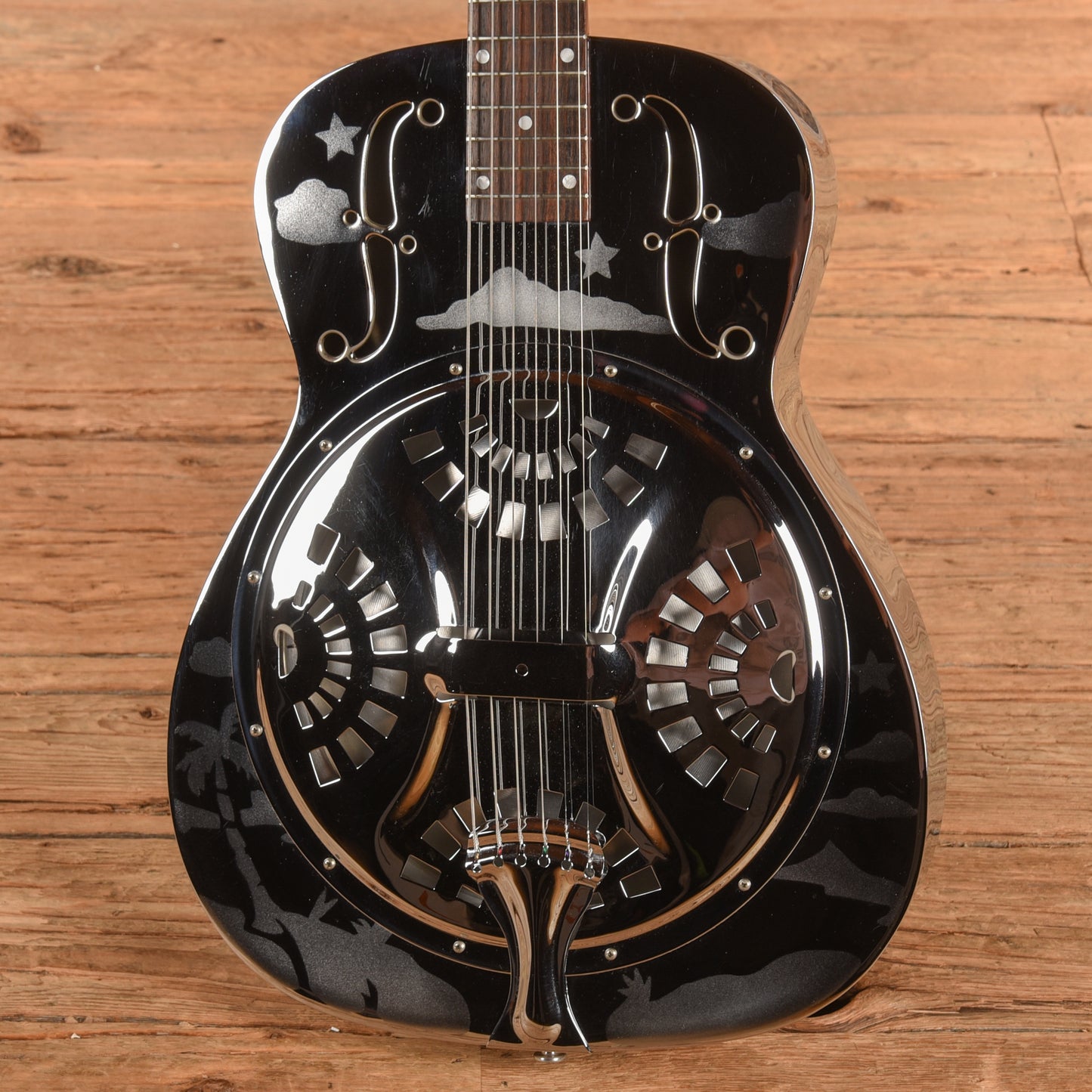 Dobro Duolian Resonator Nickel 1996 Electric Guitars