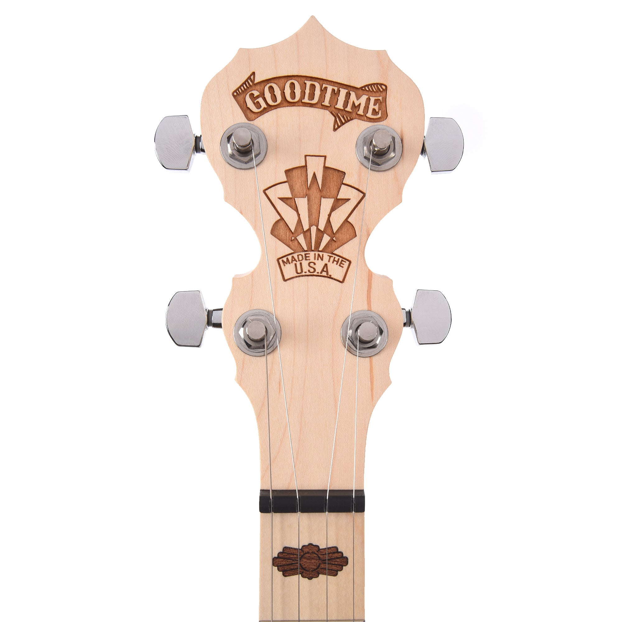 Deering Goodtime Two 5-String Banjo with Resonator Blonde