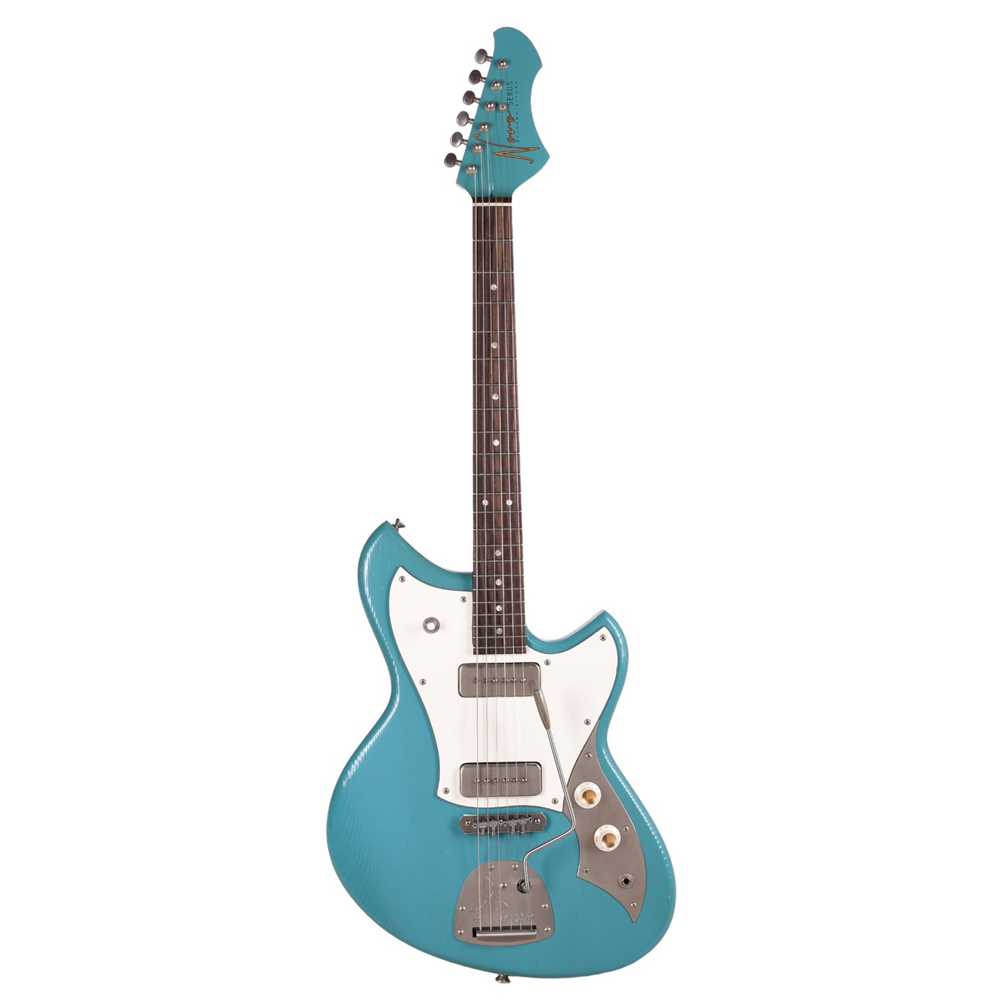 Novo Serus J Taos Turquoise Light Distress w/ Fralin P-90 Pickups