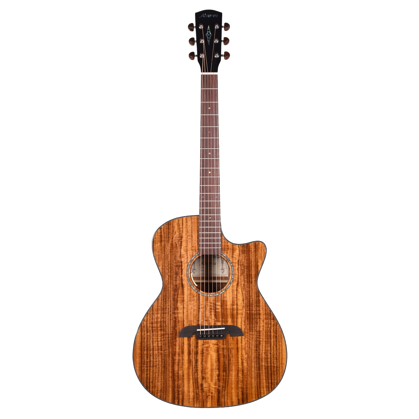 Alvarez RG99KCE Elite Figured Koa Grand Auditorium Acoustic-Electric Guitar