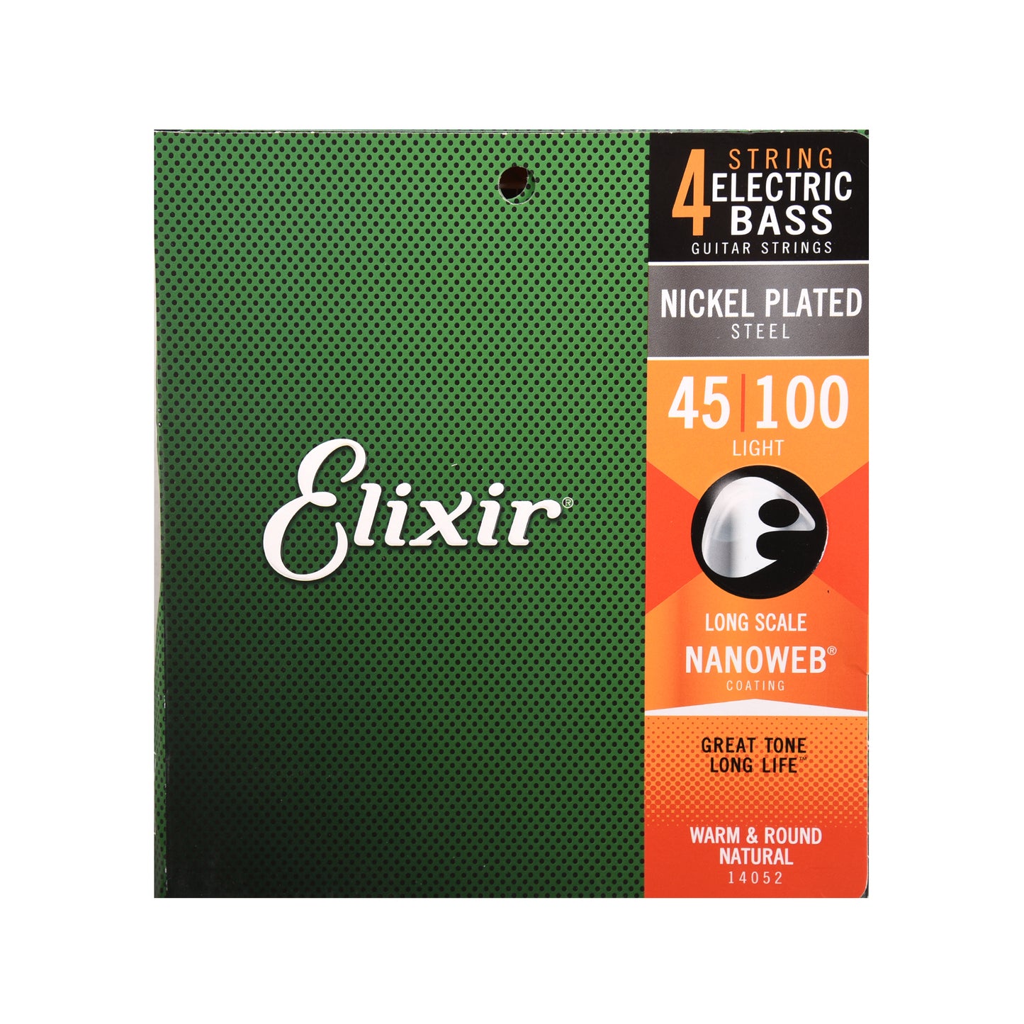 Elixir Light Nanoweb 4-String Bass Strings 45-100