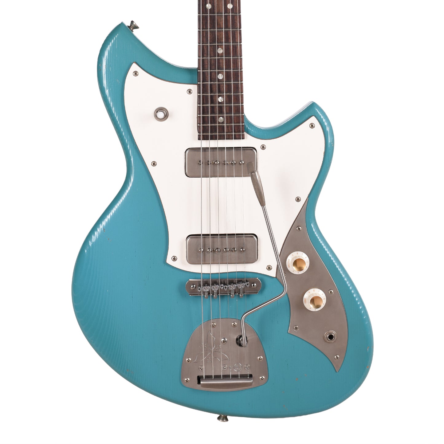 Novo Serus J Taos Turquoise Light Distress w/ Fralin P-90 Pickups