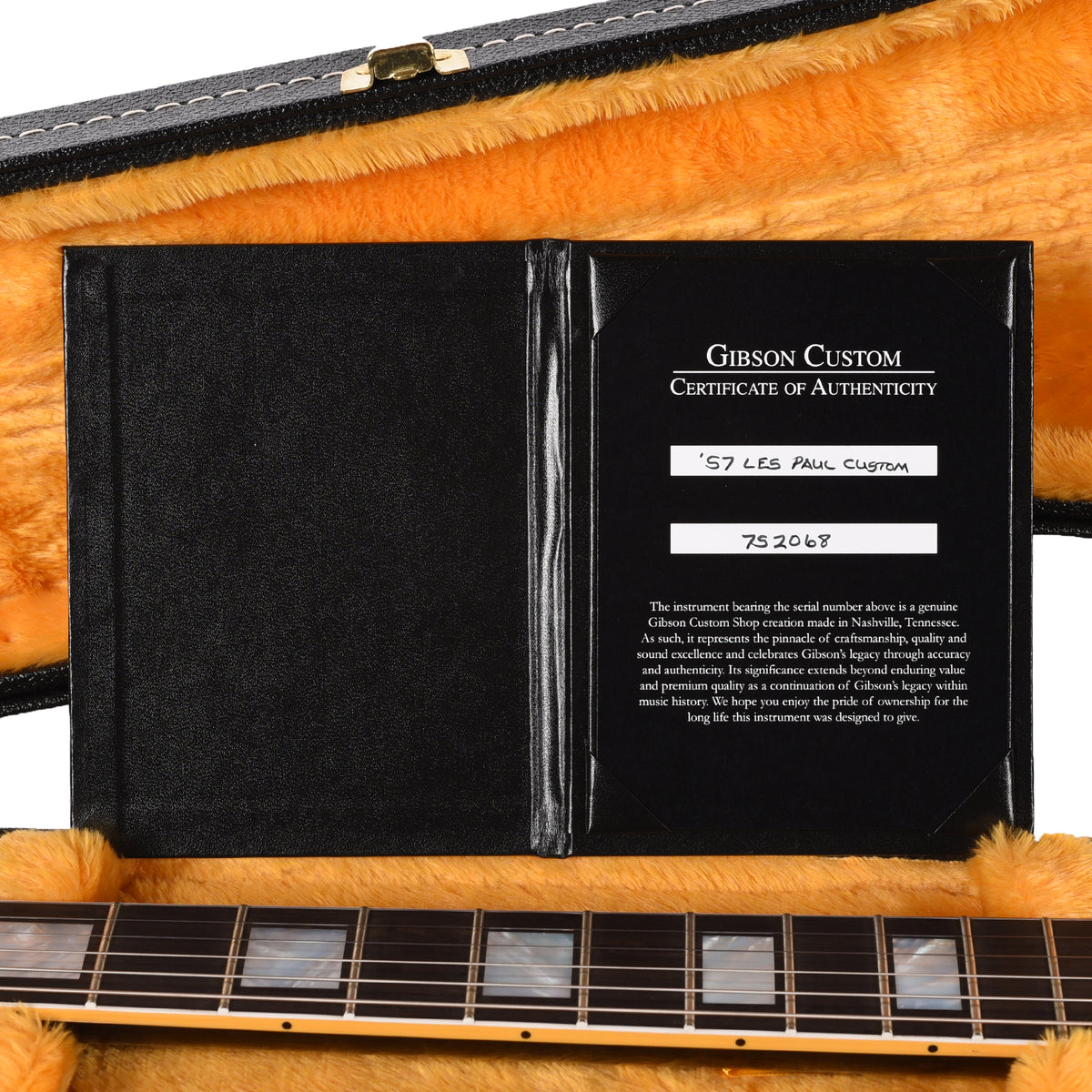 Gibson Custom Shop 1957 Les Paul Custom "CME Spec" Antique Ebony VOS w/Custom "S" Buckers Electric Guitars