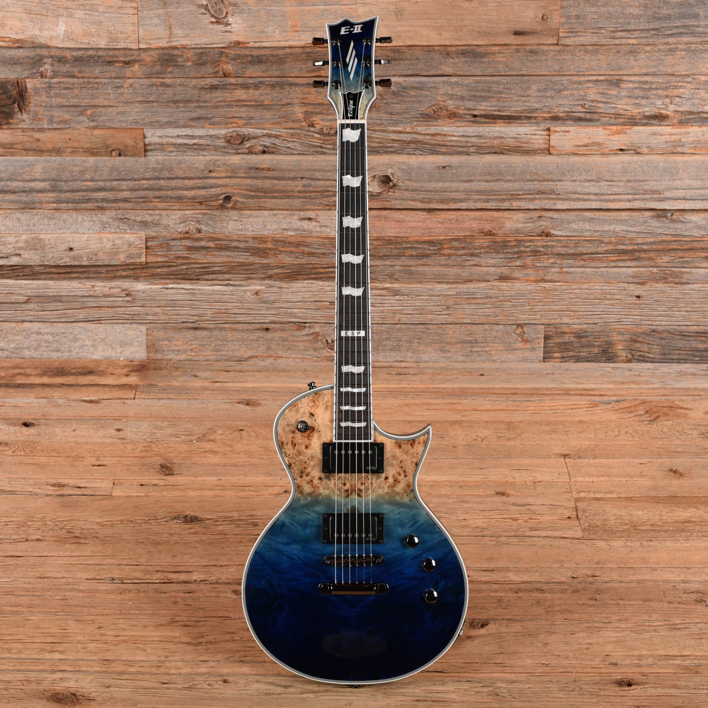 ESP E-II Eclipse Blue Natural Fade 2019