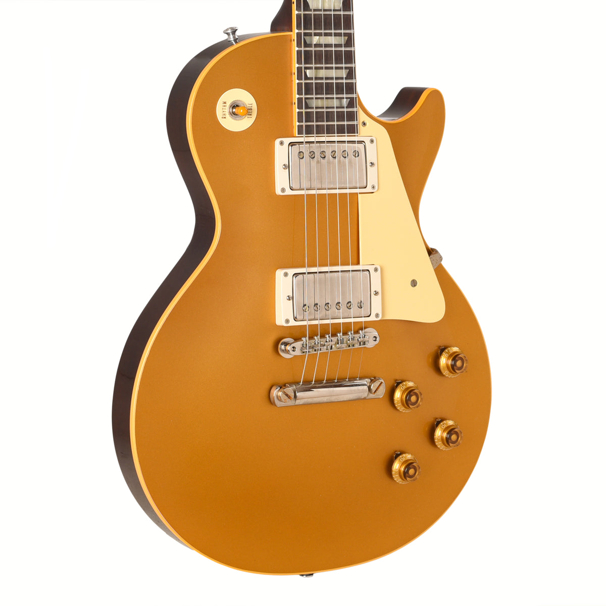 Gibson Custom Shop 1957 Les Paul Goldtop "CME Spec" Double Gold Darkback VOS w/59 Carmelita Neck Electric Guitars