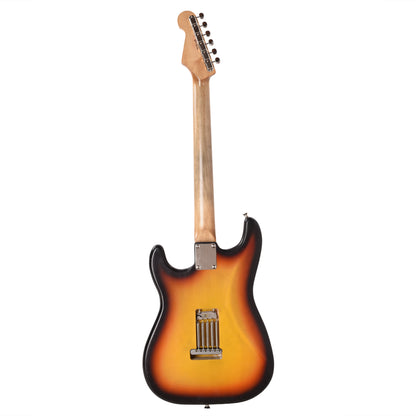Waterslide S-Style Coodercaster Aged Sunburst Nitro w/ Mojo Lap Steel & Lollar Mini Broiler Pickups Electric Guitars