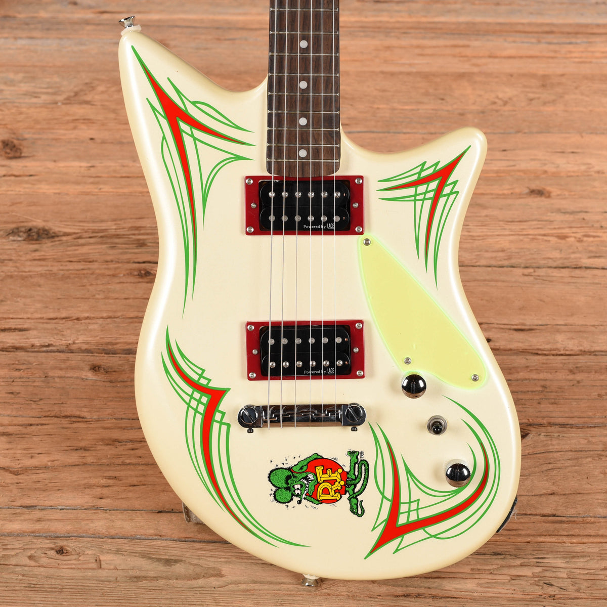 Lace Pickups Ed "Big Daddy" Roth Rat Fink Limited Edition Electric Guitar Pearl White 2002 Electric Guitars