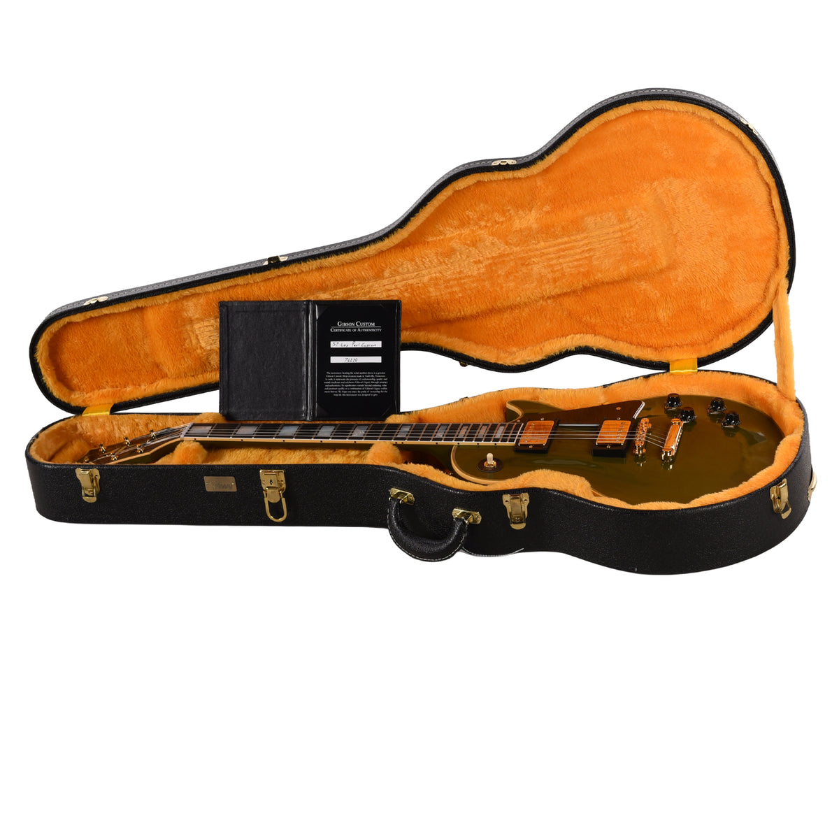 Gibson Custom Shop 1957 Les Paul Custom "CME Spec" Antique Olive Drab VOS w/Custom "S" Buckers Electric Guitars