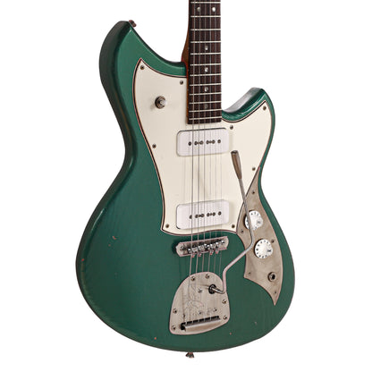 Novo Serus J Sherwood Green Light Distress w/ Fralin Hum Cancelling Alnico P-90 Pickups Electric Guitars