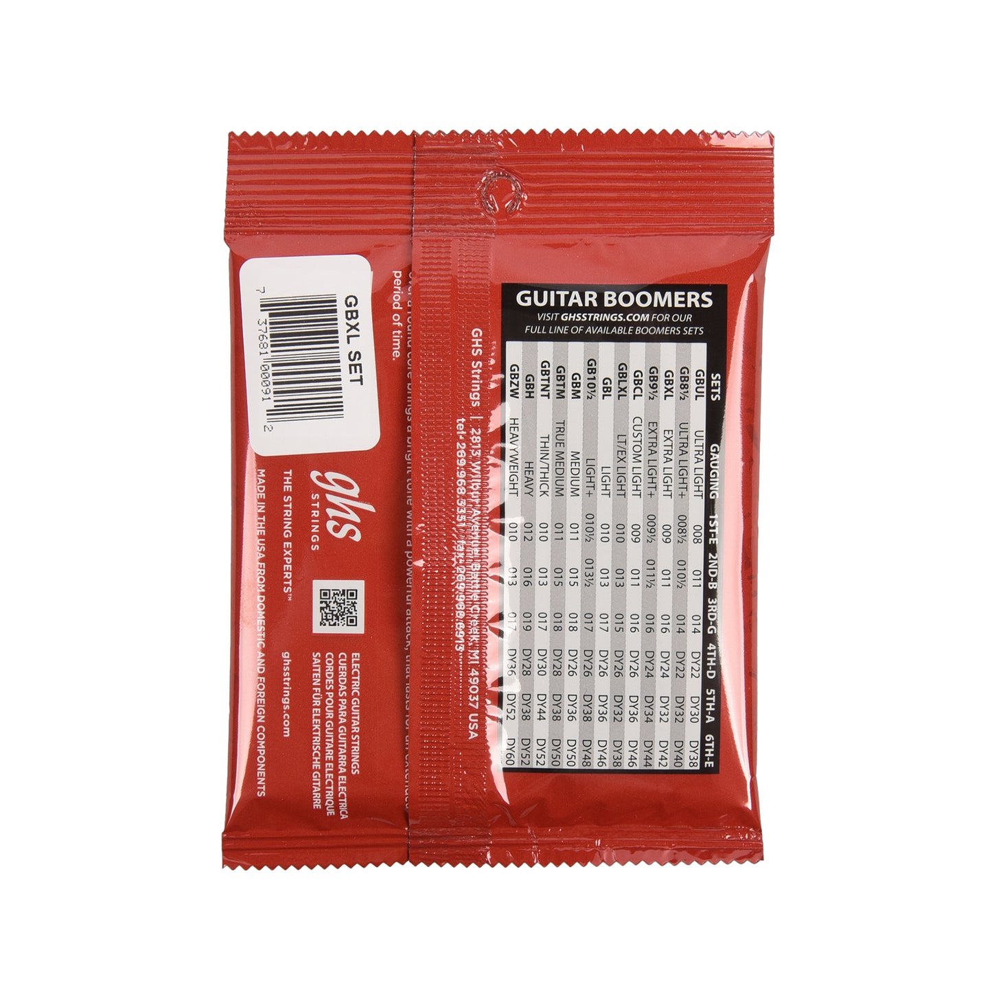 GHS Guitar Boomers Electric GBXL 9-42