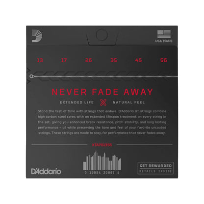 D'Addario XT Phosphor Bronze Acoustic Guitar Strings, Medium 13-56