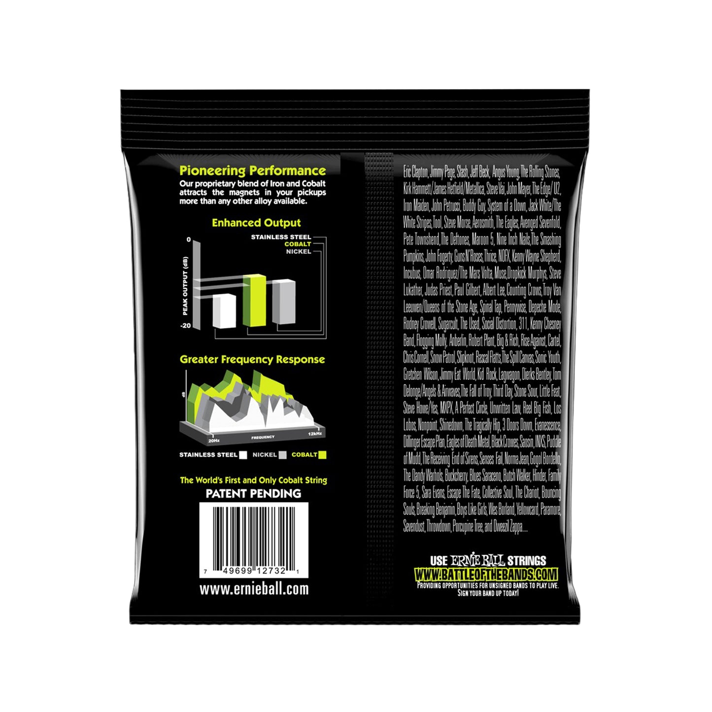 Ernie Ball 2732 Cobalt Regular Slinky Bass 50-105