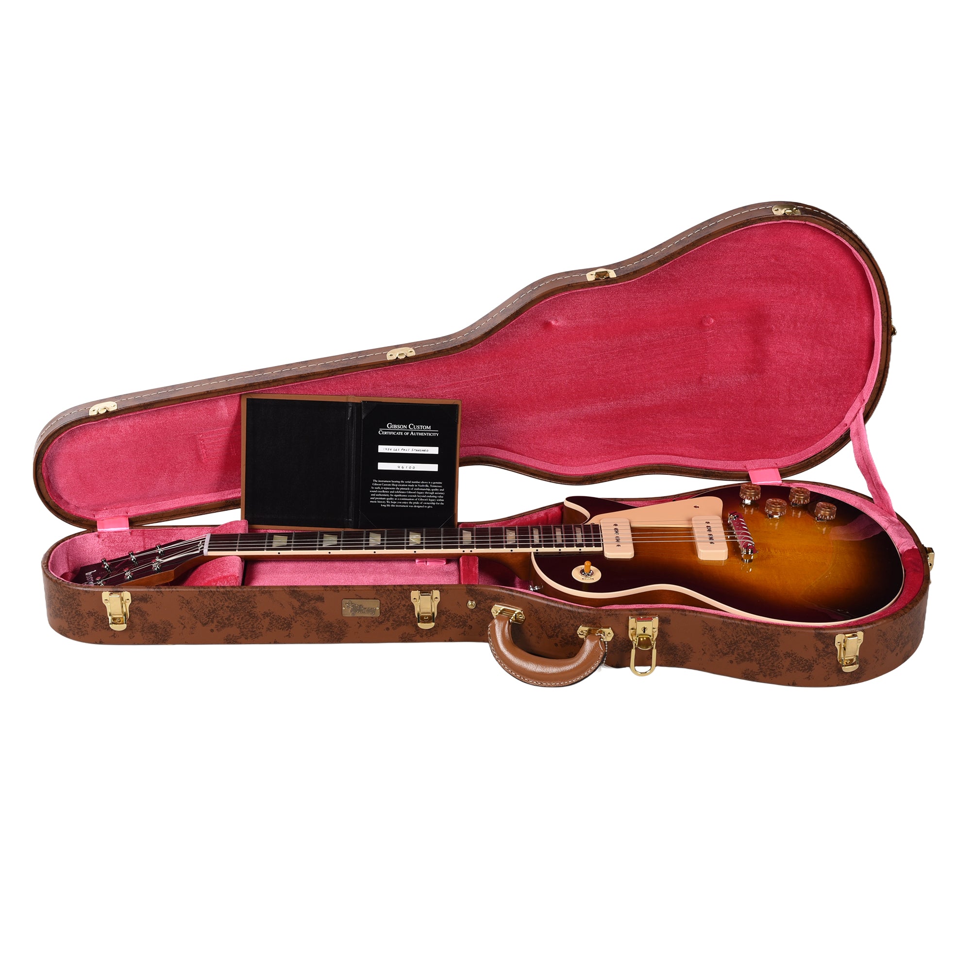 Gibson Custom Shop 1954 Les Paul Standard Tobacco Sunburst Gloss w/'59 Carmelita Neck Electric Guitars