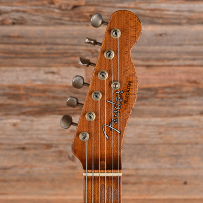 Fender Custom Shop Limited Roasted Reverse '50s Telecaster Heavy Relic Ebony Transparent 2025