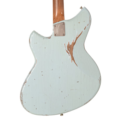 Novo Serus J Sonic Blue Medium Distress w/ Lollar 50's Wind P-90 Pickups