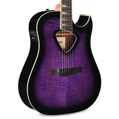 Ibanez ALT50FATVT Altstar Acoustic-Electric Guitar Transparent Violet Sunburst High Gloss