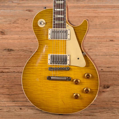 Gibson Gibson Custom Murphy Lab '59 Les Paul Standard Reissue Heavy Aging Green Lemon 2023 Electric Guitars