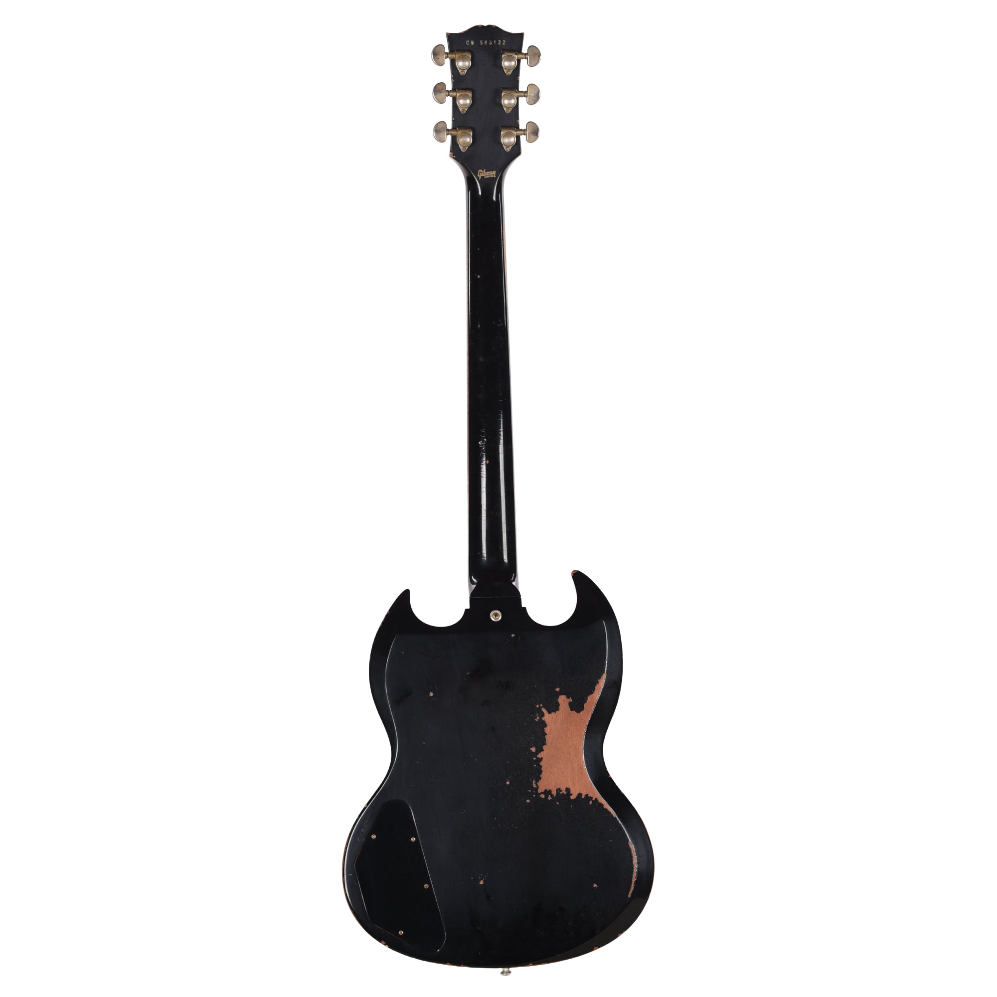 Gibson Custom Shop Limited Run SG Custom Batwing P90 Ebony Murphy Lab Heavy Aged Electric Guitars