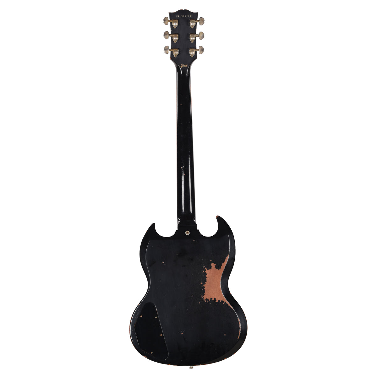 Gibson Custom Shop Limited Run SG Custom Batwing P90 Ebony Murphy Lab Heavy Aged Electric Guitars