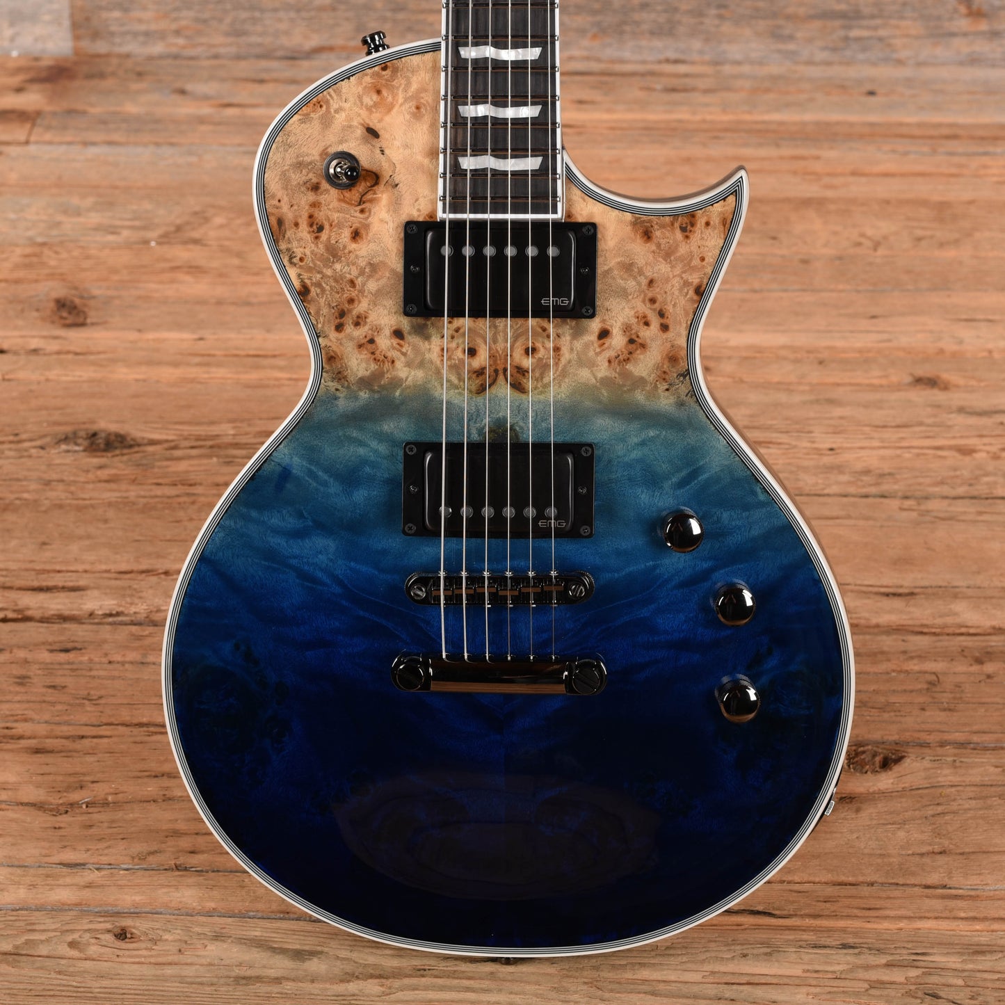 ESP E-II Eclipse Blue Natural Fade 2019
