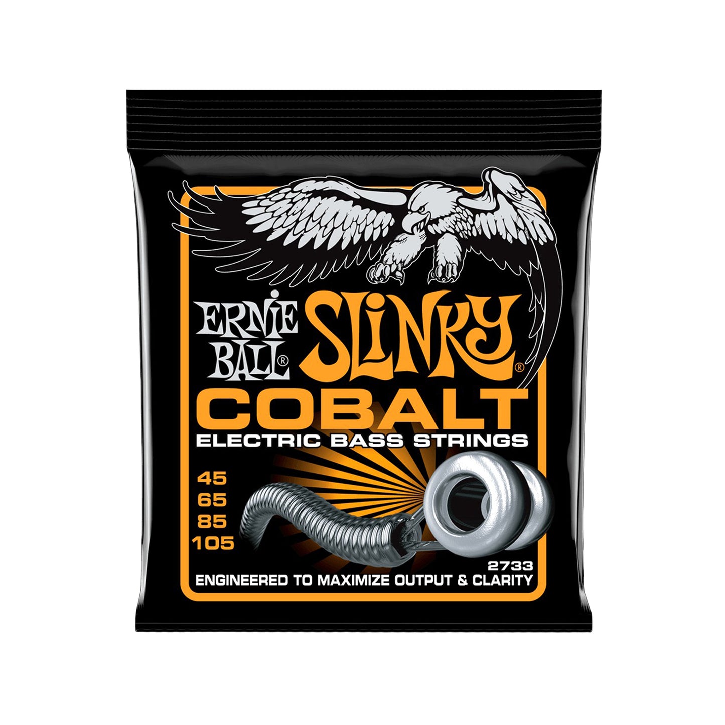 Ernie Ball Hybrid Slinky Cobalt Electric Bass Strings 45-105