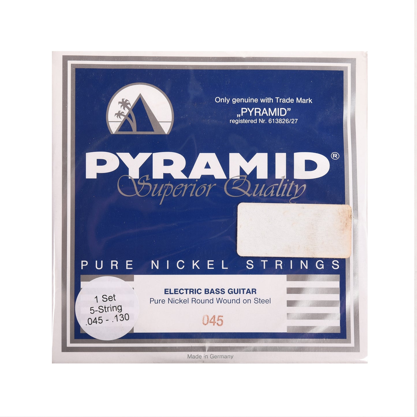 Pyramid Heavy Round Wound Nickel 5-String Bass Strings 45-130