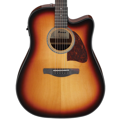 Ibanez AAD51CESB Grand Dreadnought Acoustic-Electric Guitar Sunburst High Gloss