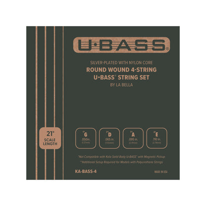 Kala Metal Round Wound Strings for UBass