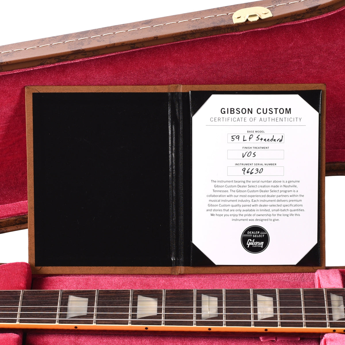 Gibson Custom Shop 1959 Les Paul Standard "CME Spec" Cherry Tea Burst VOS w/59 Carmelita Neck Electric Guitars