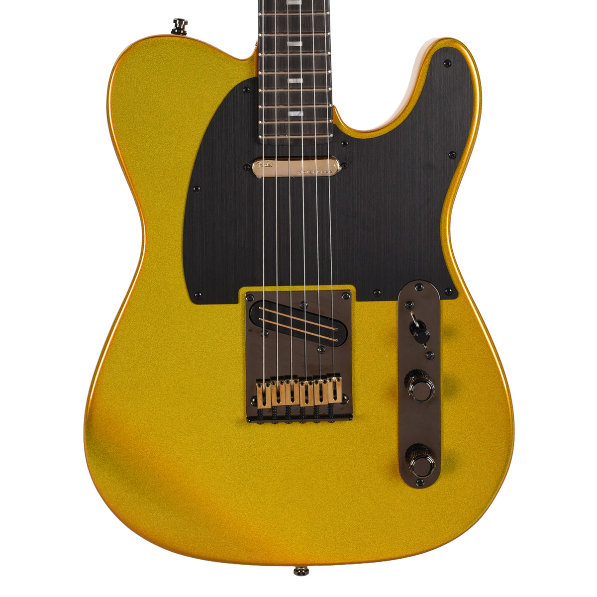 Fender 75th Anniversary American Ultra II Telecaster Ebony Fingerboard Liquid Gold Electric Guitars