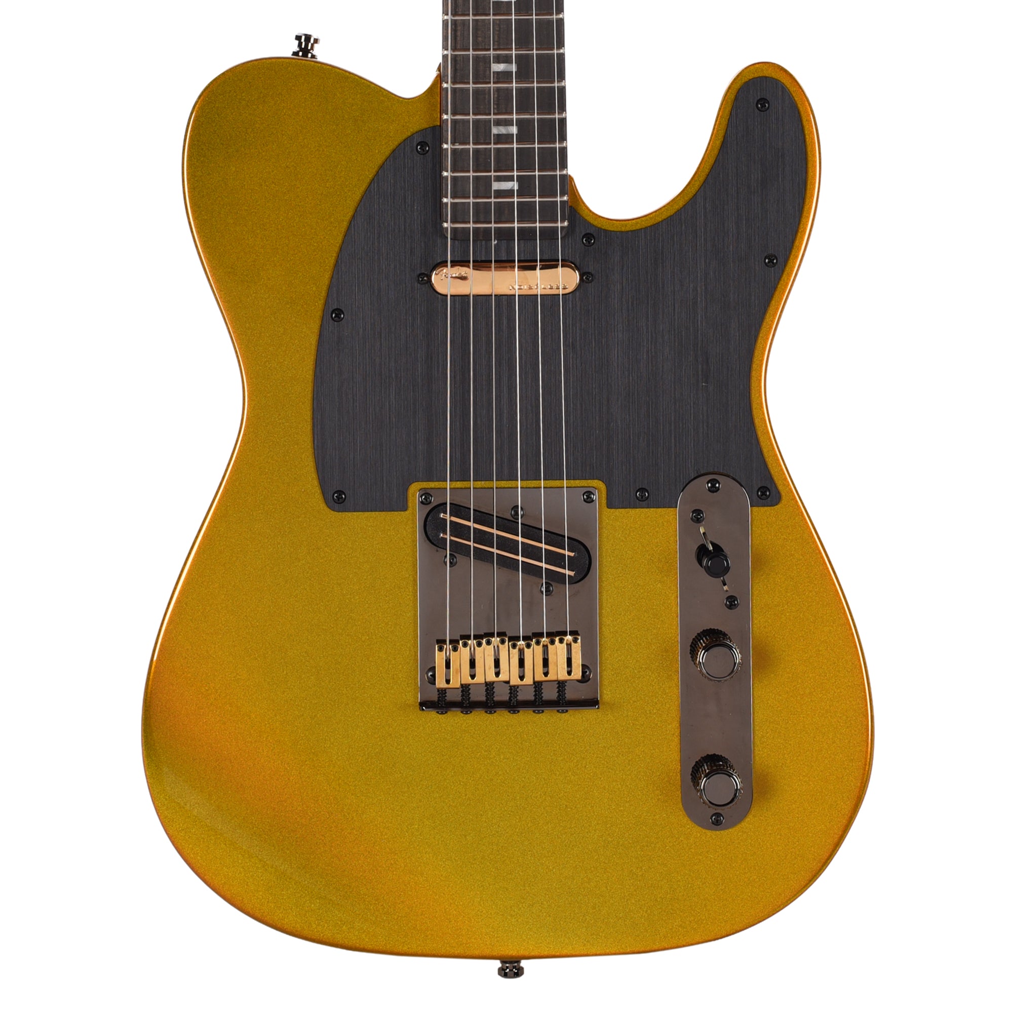 Fender 75th Anniversary American Ultra II Telecaster Ebony Fingerboard Liquid Gold Electric Guitars