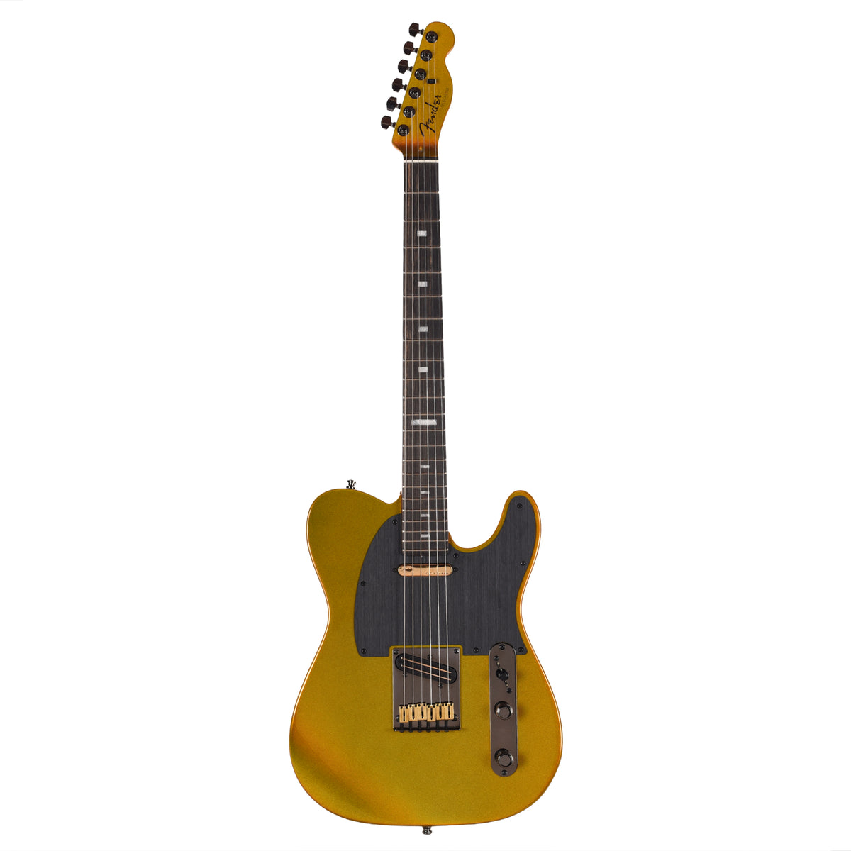 Fender 75th Anniversary American Ultra II Telecaster Ebony Fingerboard Liquid Gold Electric Guitars