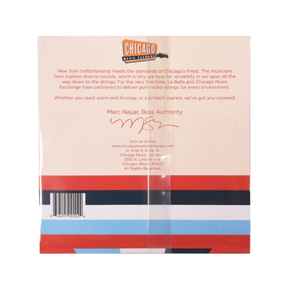 La Bella "Chicago Style" Pure Nickel Bass Strings 45-105
