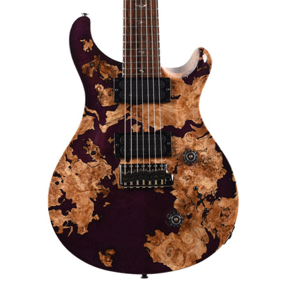 PRS Private Stock #10441 Custom 24 7-String Purple Nightshade Glow Spalted Maple w/Black Limba Body, Stained Birdseye Maple Neck, & Cocobolo Fingerboard Electric Guitars