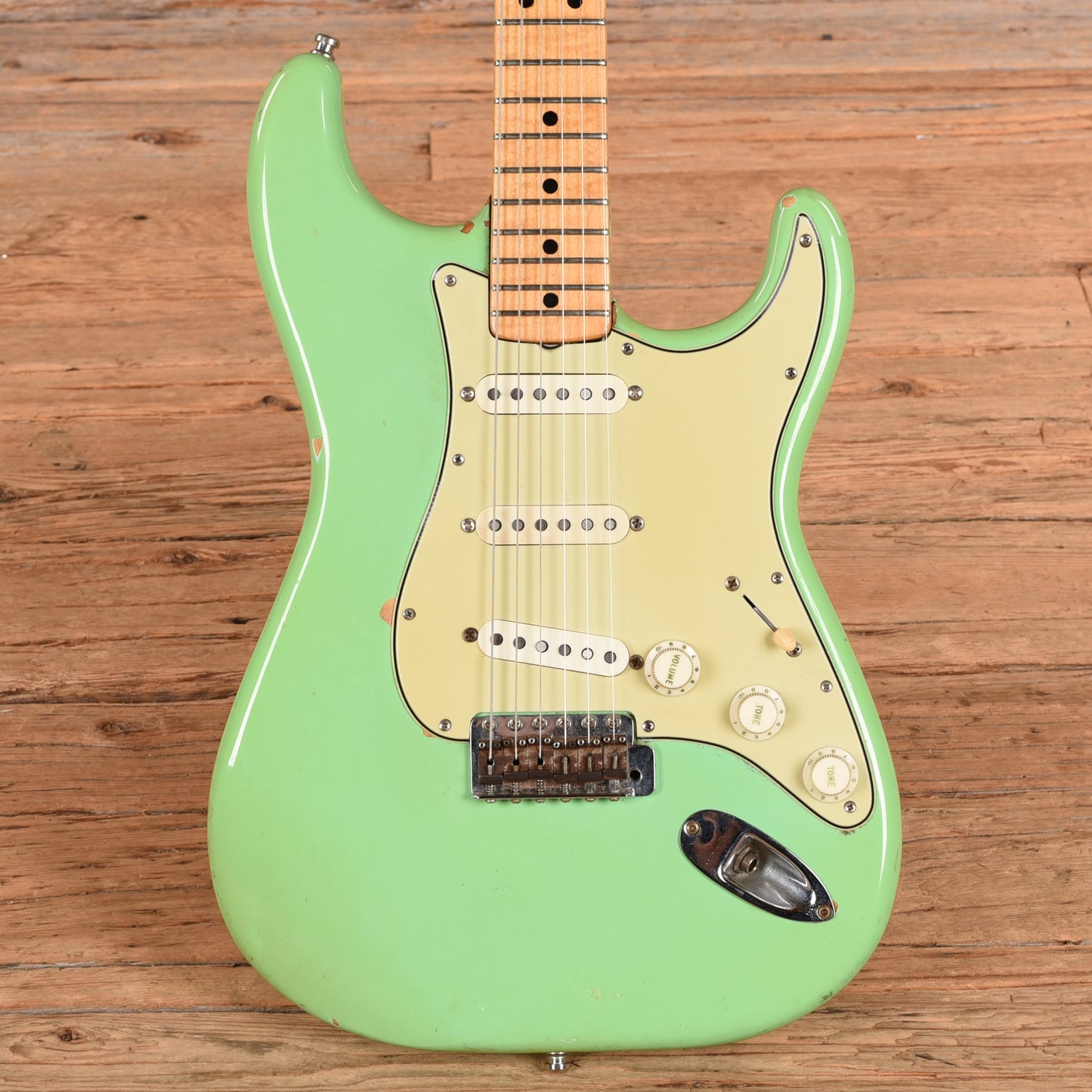 Fender 1974 Stratocaster Neck w/ Unbranded Body Seafoam Green 1974