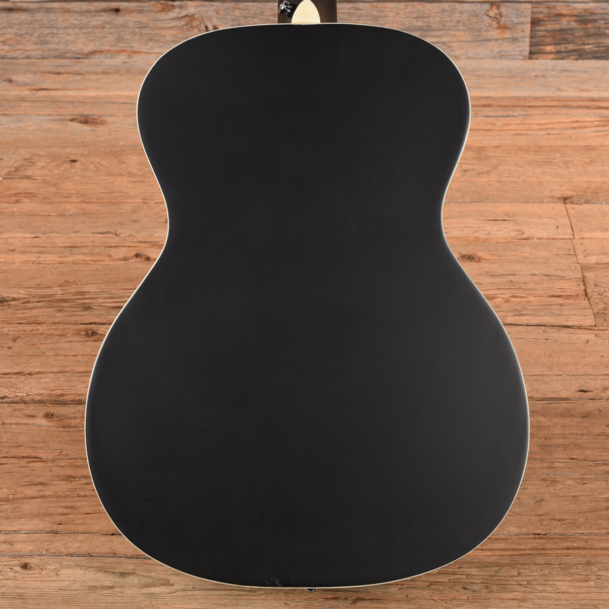 Orangewood Juniper II Baritone Black Live Rubber Bridge Acoustic-Electric Guitar Matte Black Acoustic Guitars