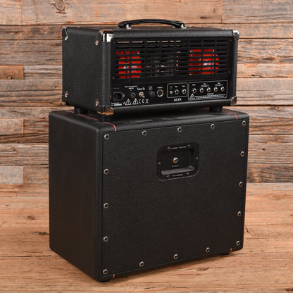 Mezzabarba Custom Amplification Skill 30 Watt Head w/ Streetfighter 1x12 V30 Cabinet Black