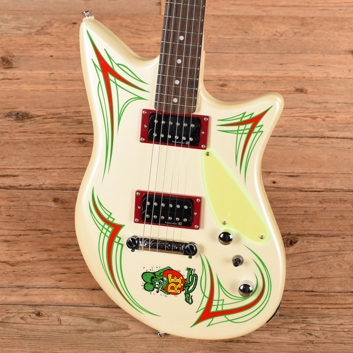 Lace Pickups Ed "Big Daddy" Roth Rat Fink Limited Edition Electric Guitar Pearl White 2002 Electric Guitars