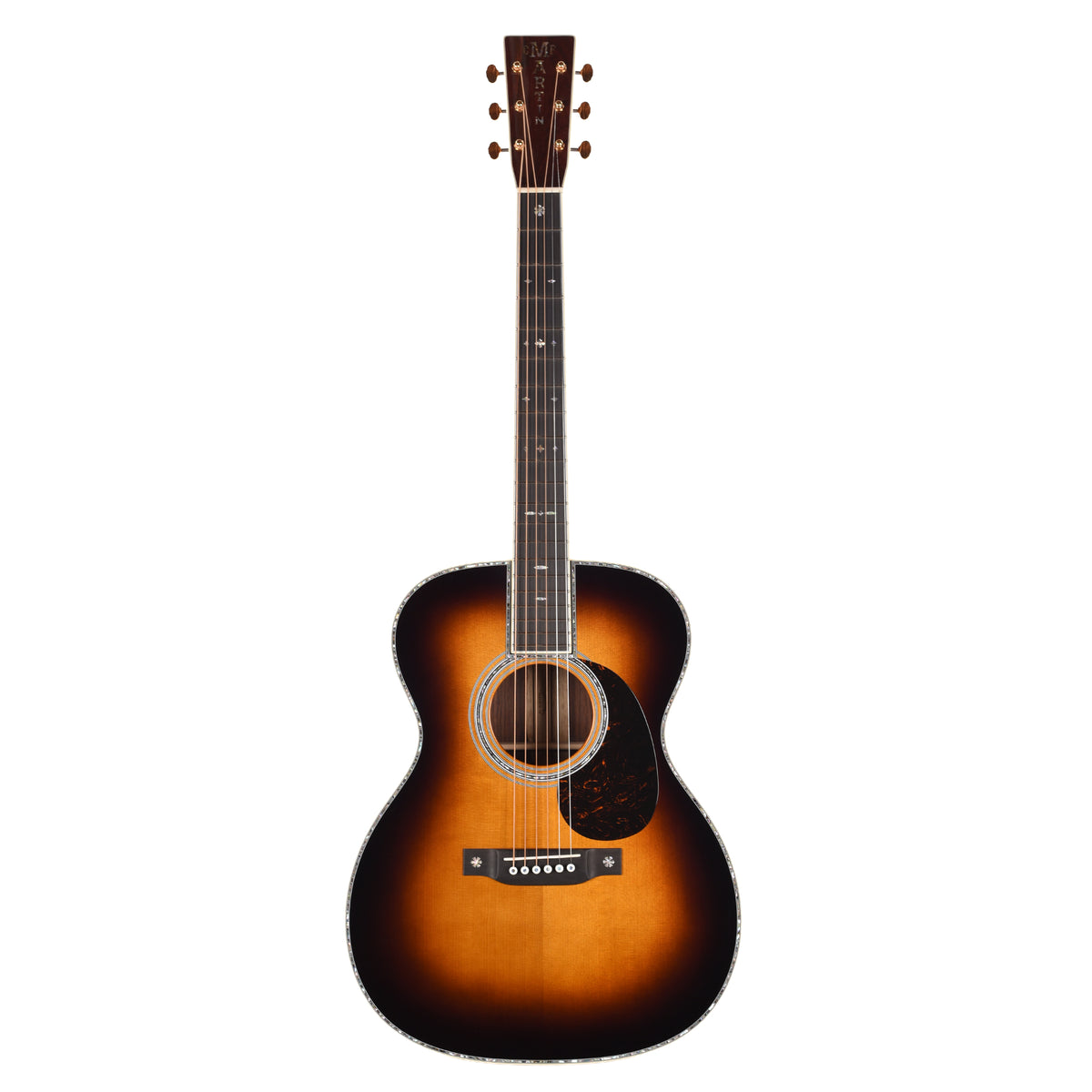 Martin Custom Shop OM-42 Style Auditorium Adirondack Spruce VTS/Guatemalan Rosewood 1935 Sunburst Acoustic Guitars