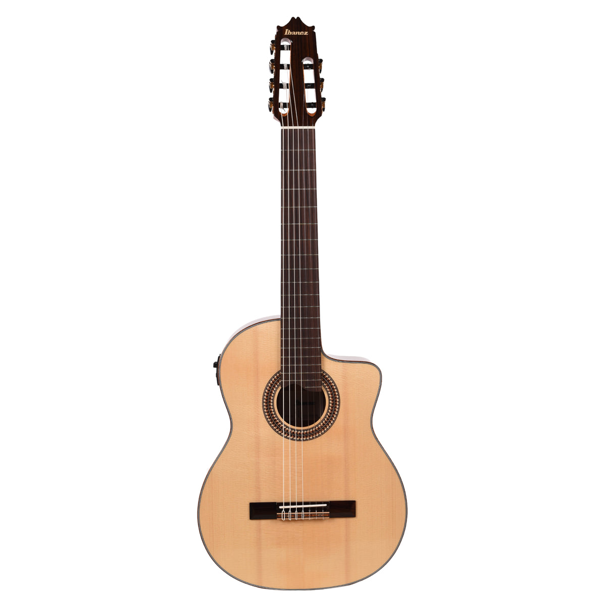Ibanez GA3007CENT 7-String Classical Cutaway Acoustic-Electric Guitar Natural High Gloss Acoustic Guitars