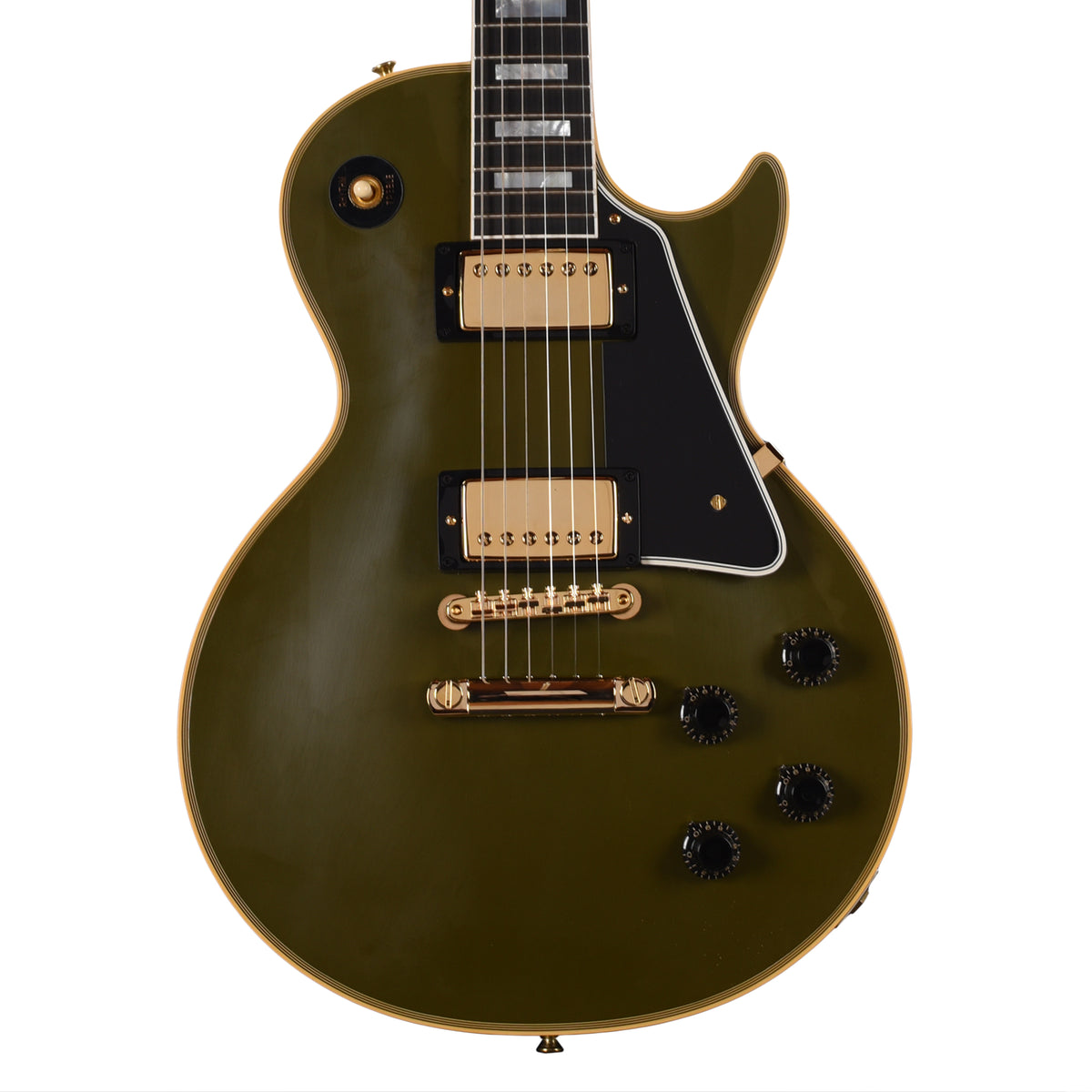Gibson Custom Shop 1957 Les Paul Custom "CME Spec" Antique Olive Drab VOS w/Custom "S" Buckers Electric Guitars